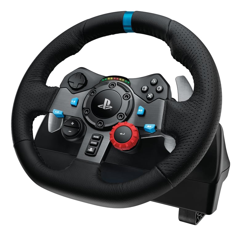 Logitech G 991 000539 accessoire de jeux vidéo Aluminium USB Volant + pédales + écouteurs PC PlayStation 4 PlayStation 5 Playstation 3 Neuf - vue 2