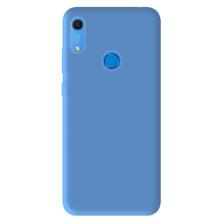 Coque silicone unie Mat Bleu compatible Huawei Y6S - 1001 coques