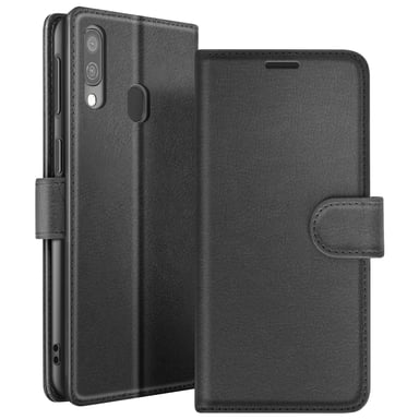 Custodia a portafoglio per Samsung A40 con supporto e linguetta magnetica