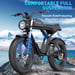 Vélo électrique tout-terrain KICKWEY K7 avec batterie longue autonomie 48 V 23 Ah et double suspension