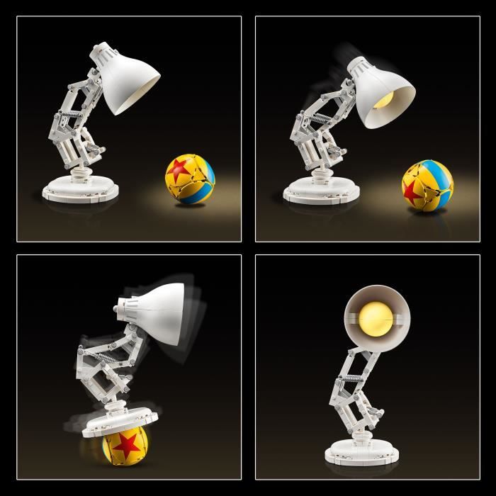 Ideas 21357 Disney Pixar Luxo Jr. - Set de Construction Collector pour Adulte - Déco - Neuf