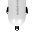 Borofone Cargador de coche rápido con 2 puertos USB 5V/2.1A Blanco