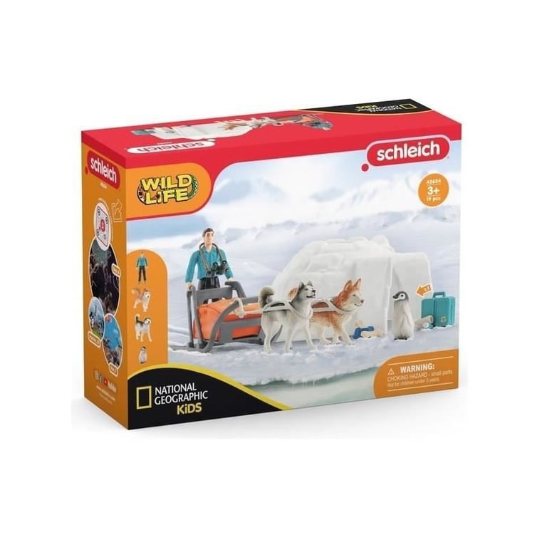 SCHLEICH Expédition en Antarctique 42624 Gamme Wild Life Neuf - vue 3