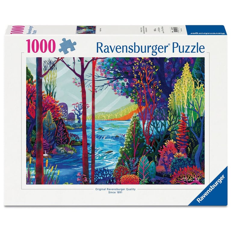 Puzzle 1000 pièces : Forêt Ravensburger France - vue 9