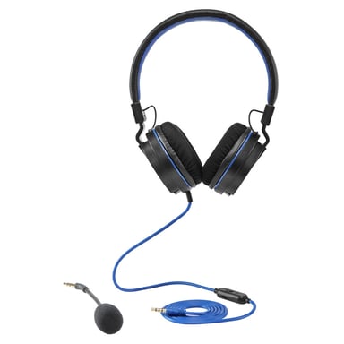 Snakebyte Head:Set 4 Auriculares Alámbrico Diadema Juego Negro, Azul