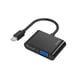 Adaptador de vídeo, 2 en 1, conector Mini-DisplayPort - puerto VGA y HDMI, Ultra-HD 4K
