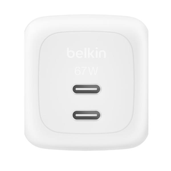 Belkin SmartProtect Chargeur USB C Chargeur GaN 2 Ports Recharge Rapide pour MacBook iPhone 17 iPad Pro Chromebook Galaxy S25 Ultra Pixel 10 etc. - vue 3