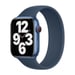 Bracelet Boucle unique en Silicone pour Apple Watch | 38/40/41/42 mm - Taille 3 - Abyss Blue