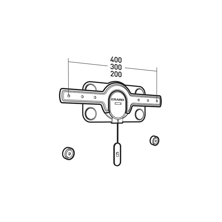 Erard FIXIT 400C 139,7 cm (55 ) Noir - Neuf
