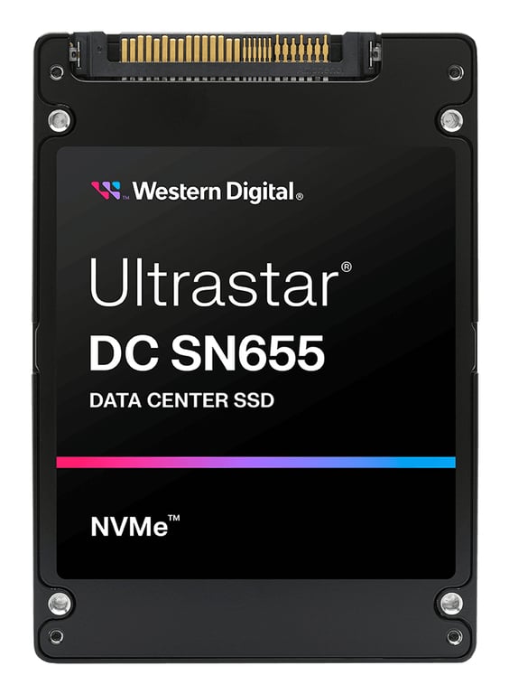 WD Ultrastar DC SN655 SSD Centre de données 61.44 To interne 2.5 U.3 PCIe 4.0 NVMe - vue 2