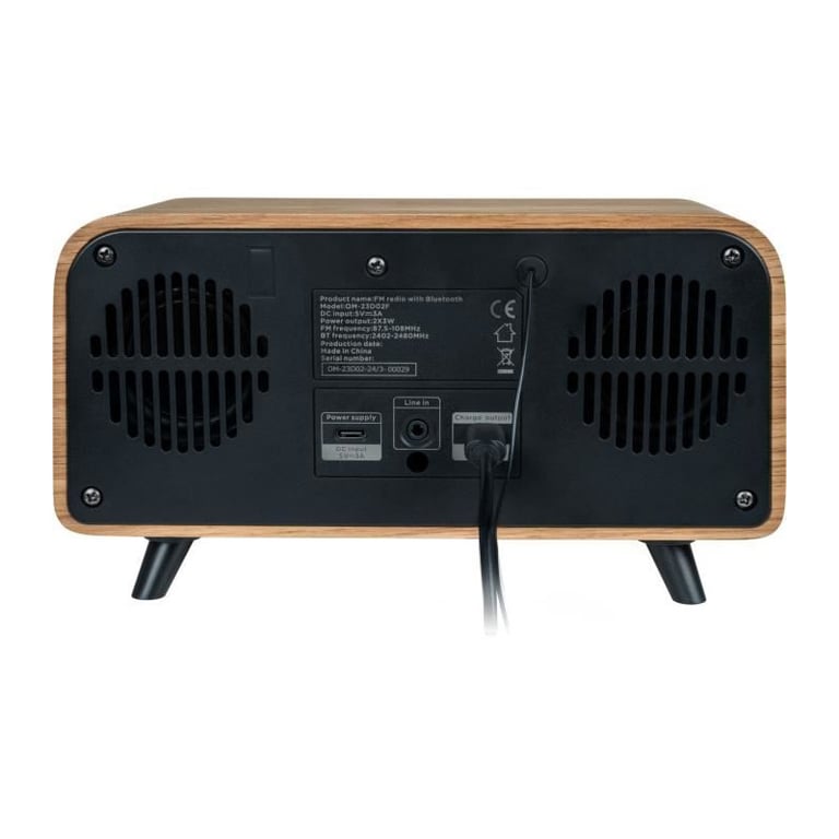 Radio Réveil THOMSON RT850DABBT – Bluetooth, DAB, Double Alarme, 30W - vue 6