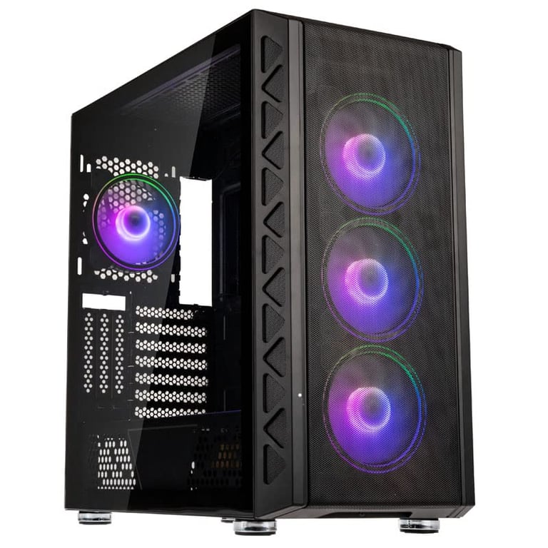 Kolink Citadel Mesh Atx Argb Midi tower Schwarz - vue 2