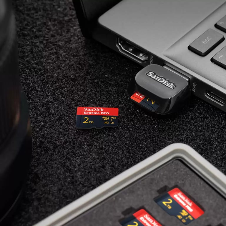 SanDisk Extreme PRO MicroSDXC UHS I Classe 10 Neuf - vue 3