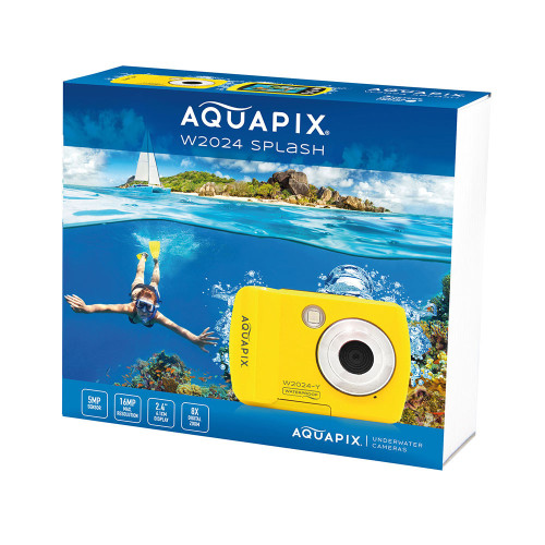 Cámara subacuática EASYPIX W2024 Splash amarillo