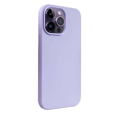 Crong Funda de silicona suave a prueba de golpes para iPhone 14 Pro Max Violeta