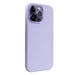 Crong Funda de silicona suave a prueba de golpes para iPhone 14 Pro Max Violeta