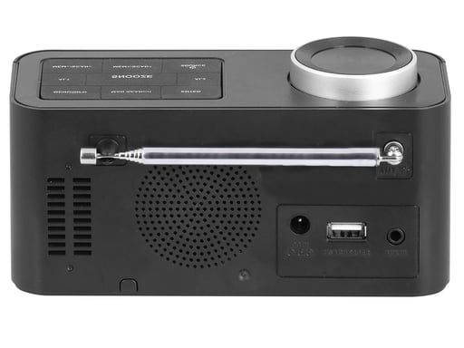 Trevi RC 80D6 DAB Portable Analogique et numérique Noir, Argent