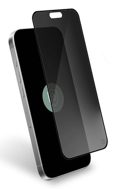 Pellicola protettiva per iPhone 16 Pro Max in vetro 2.5D Anti-Spy
