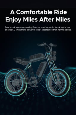 Bicicleta eléctrica todoterreno ENGWE M20 de 20 pulgadas con neumáticos anchos, motor de 750 W, batería dual de 48 V y 26 Ah-Verde