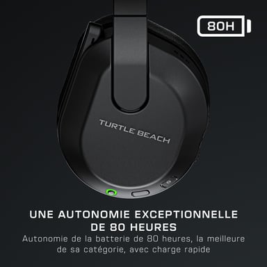 Turtle Beach Casque gaming amplifié multiplateforme sans fil Stealth 600 pour Xbox Series X|S, Xbox One, PC, Nintendo Switch et mobile - Bluetooth, 80 heures de batterie et microphone antibruit – Noir