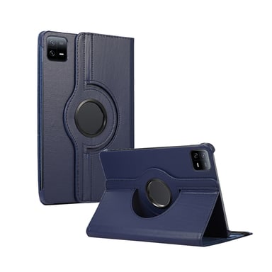 Etui cover bleu pour Xiaomi Pad 6 / Pad 6 Pro rotative 360 degrés pochette bleue - Housse coque de protection Xiaomi Pad 6 / Pad 6 Pro 11.2 pouces - XEPTIO case cover