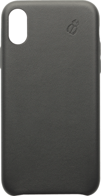 Custodia in pelle nera per Apple iPhone X/XS Beetlecase