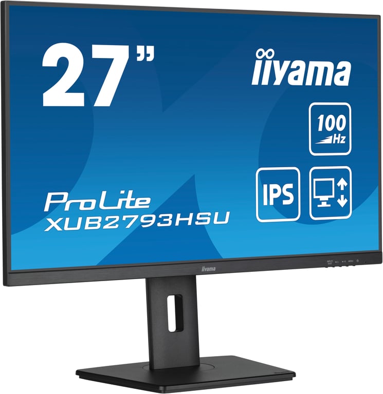 iiyama ProLite XUB2793HSU-B7 écran plat de PC 68,6 cm (27 ) 1920 x 1080 pixels Full HD LED Noir - Neuf