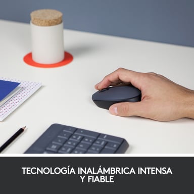 Logitech M170 Gris-K Ratón inalámbrico RF Ambidiestro Óptico 1000 DPI