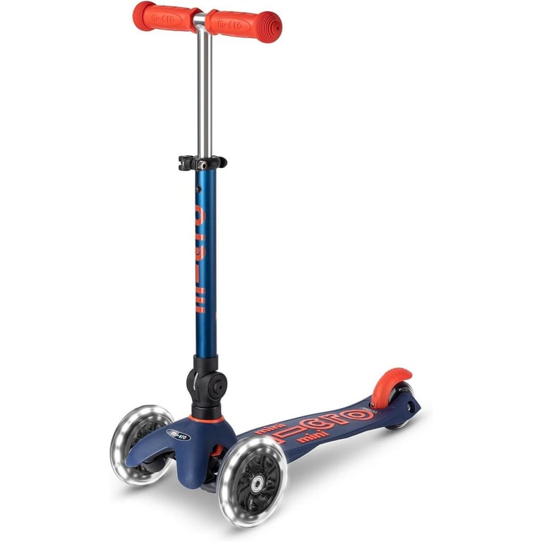 Trottinette Mini Micro Deluxe 3 Roues Pliable avec LED Neuf