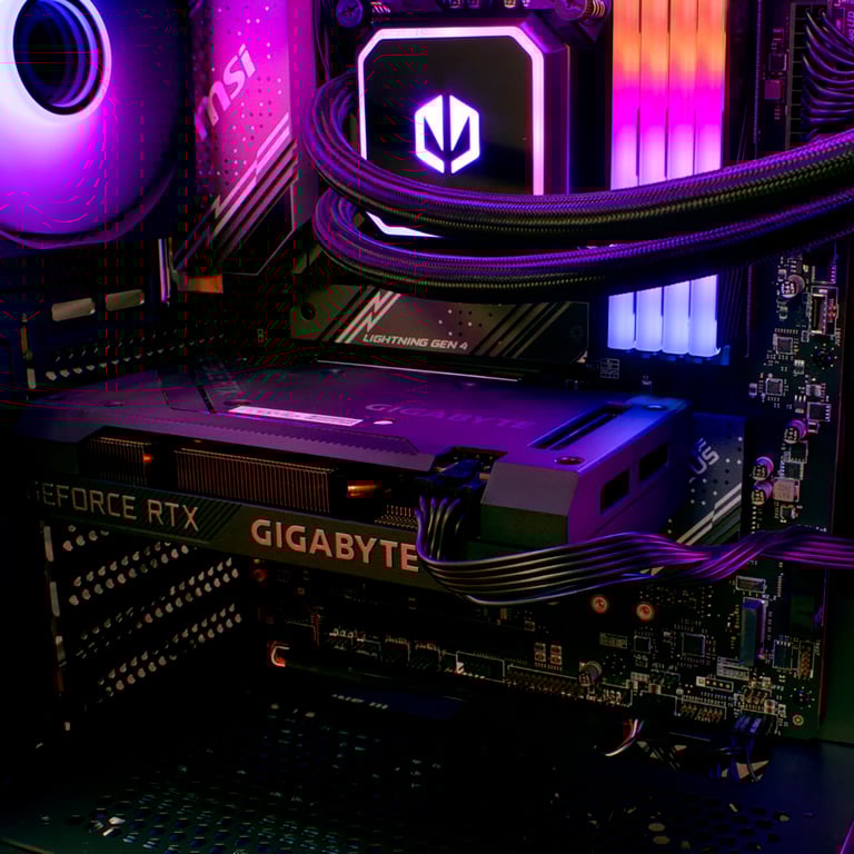 DeepGaming PC Gamer DOMINION Intel Core i7 RTX 5070 12Go GDDR7 RAM DDR5 RGB .2 Windows 11 Pro WiFi + Bluetooth 5.2 Neuf - vue 2