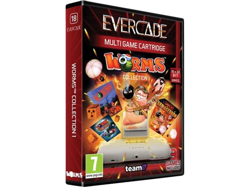 Blaze Evercade - Colección Worms 1 - Cartucho n° 18
