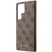 Funda Guess 4G Metal Gold Logo para Samsung Galaxy S23 Ultra, marrón