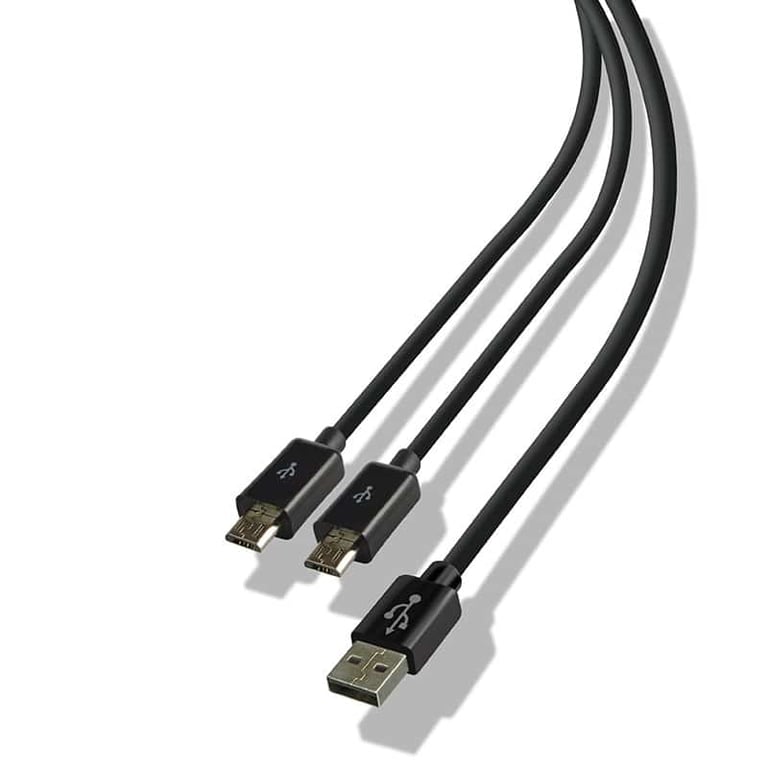 Steelplay Double Play & Charge Câble De Chargement / De Données Usb Mâle Pour Micro Usb De Type B Mâle 3 Pour Sony Playstation 4 Sony Playstation 4 Pro Sony Playstation 4 Slim - vue 2