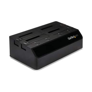 StarTech.com Station d'accueil USB 3.0 pour 4 disques durs SATA III 2,5''/3,5'' 6Gb/s - Dock HDD / SSD avec UASP et ventilateurs