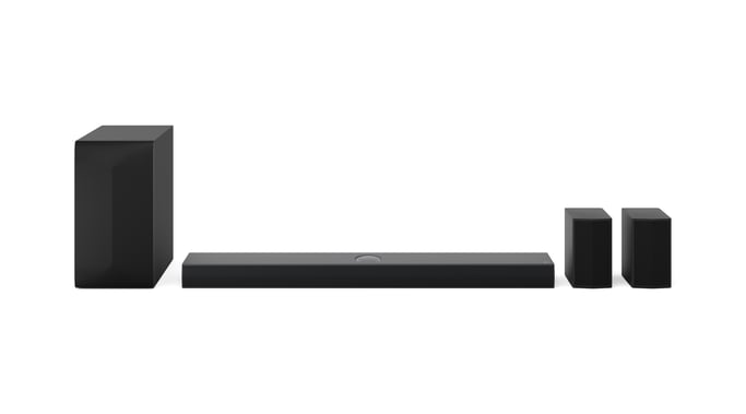 Lg S70tr Black - Barra De Sonido Con Subwoofer Inalámbrico Y Traseros 500w 5.1.1ch