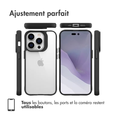 imoshion Coque Rugged Hybrid pour Apple iPhone 14 Pro Max - Noir