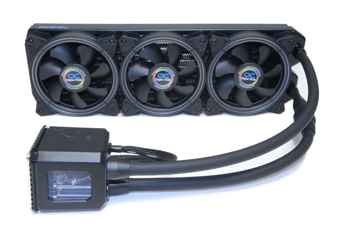 Alphacool Eisbaer Aurora 360 CPU Processeur Refroidisseur de liquide tout-en-un 12 cm Noir 1 pièce(s)