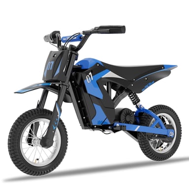 Moto Électrique pour Enfants âge de 3-12 ans - RCB - Trois modes de vitesse - Batterie36V/4AH Bleu
