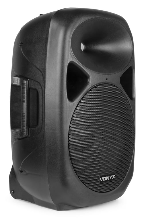 Vonyx SPS12A haut-parleur 2-voies Noir Avec fil 600 W