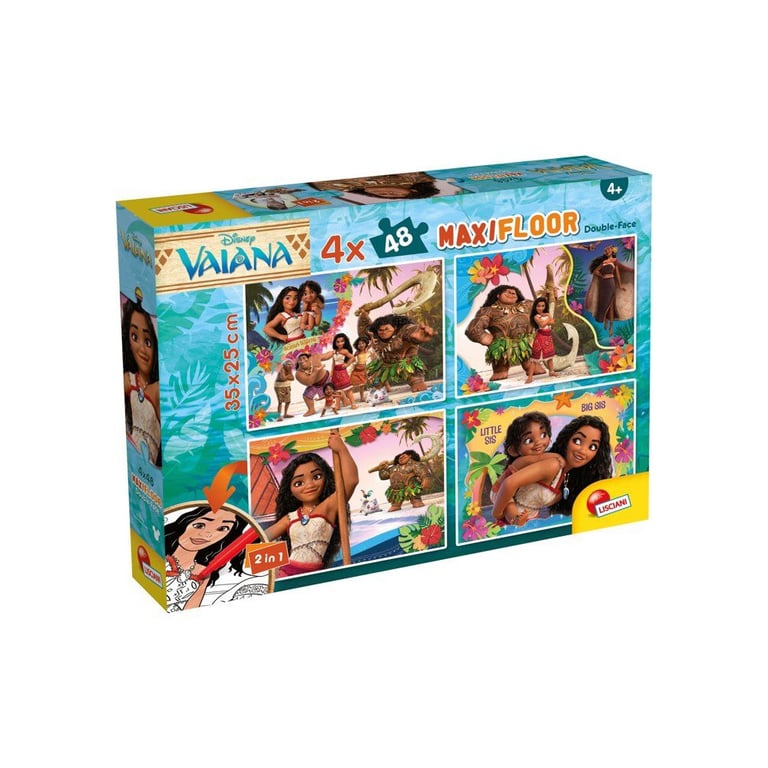 LISCIANIGIOCHI Vaiana 2 4 x 48 pièces Dès