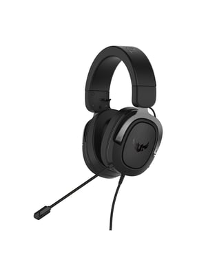 ASUS TUF Gaming H3 Auriculares con cable Diadema para juegos Negro, Gris