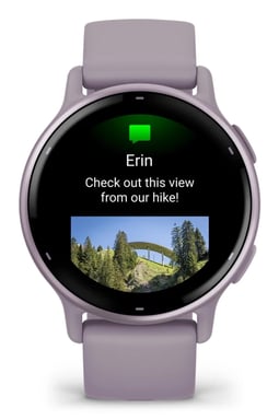 Garmin Vivoactive 5 3,05 cm (1.2'') AMOLED Numérique 390 x 390 pixels Écran tactile Violet Wifi GPS (satellite)