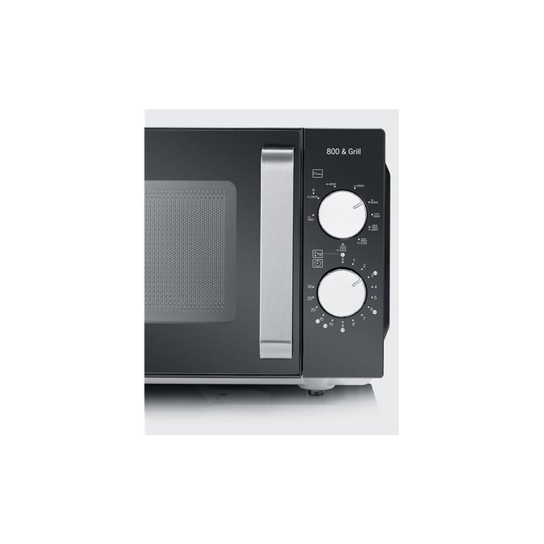 Micro-ondes Severin MW 7762 Compact Noir et acier inoxydable - Neuf