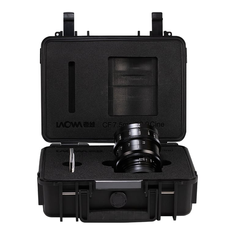 Objectif hybride vidéo Laowa 7 5mm T2.9 Zéro D S35 Ciné pour Canon RF - vue 4