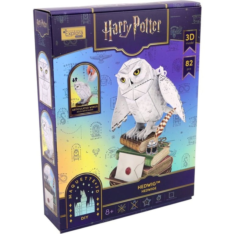 Explora Hedwige Harry Potter Puzzle 3D 82 pièces - vue 4