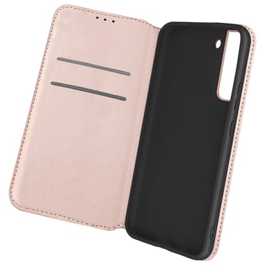 Funda Samsung Galaxy S22 Tarjetero Soporte Vídeo Champán
