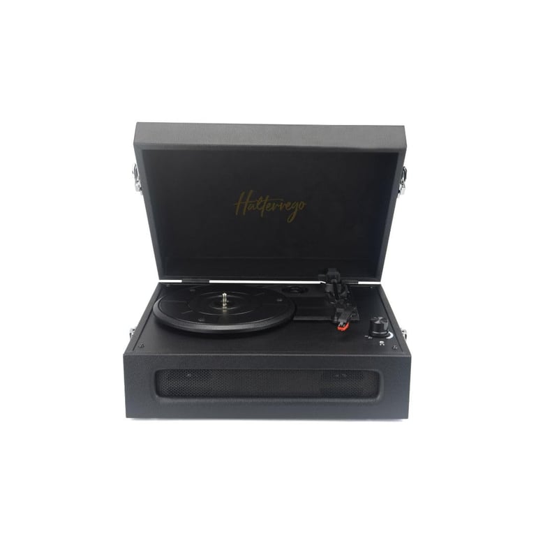 vinyle HALTERREGO SOHO 2 3 vitesses de lecture enceintes stéréo intégrées. Entrée : jack audio 3 5 mm Sortie RCA Prise casque - vue 5