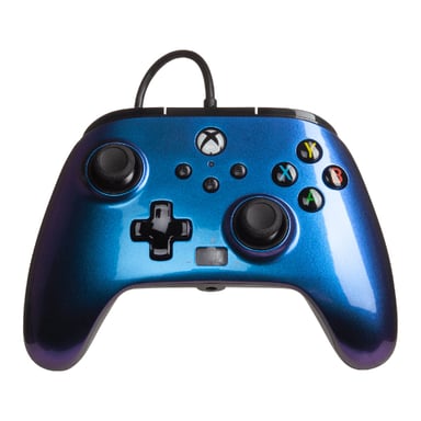 PowerA Enhanced Wired Noir, Bleu USB Manette de jeu Xbox Series S, Xbox Series X