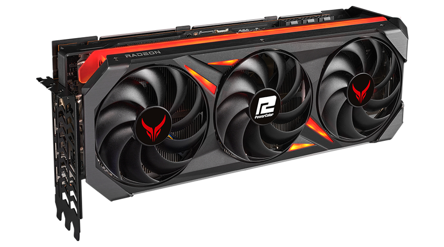 PowerColor Devil RX 7900 XT 20G EOC AMD Radeon RX 7900 XT 20 Go GDDR6 Neuf - vue 3