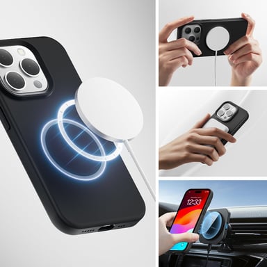 4smarts 540580 coque de protection pour téléphones portables 15,5 cm (6.1'') Housse Noir Apple (brand) iPhone 15 Pro